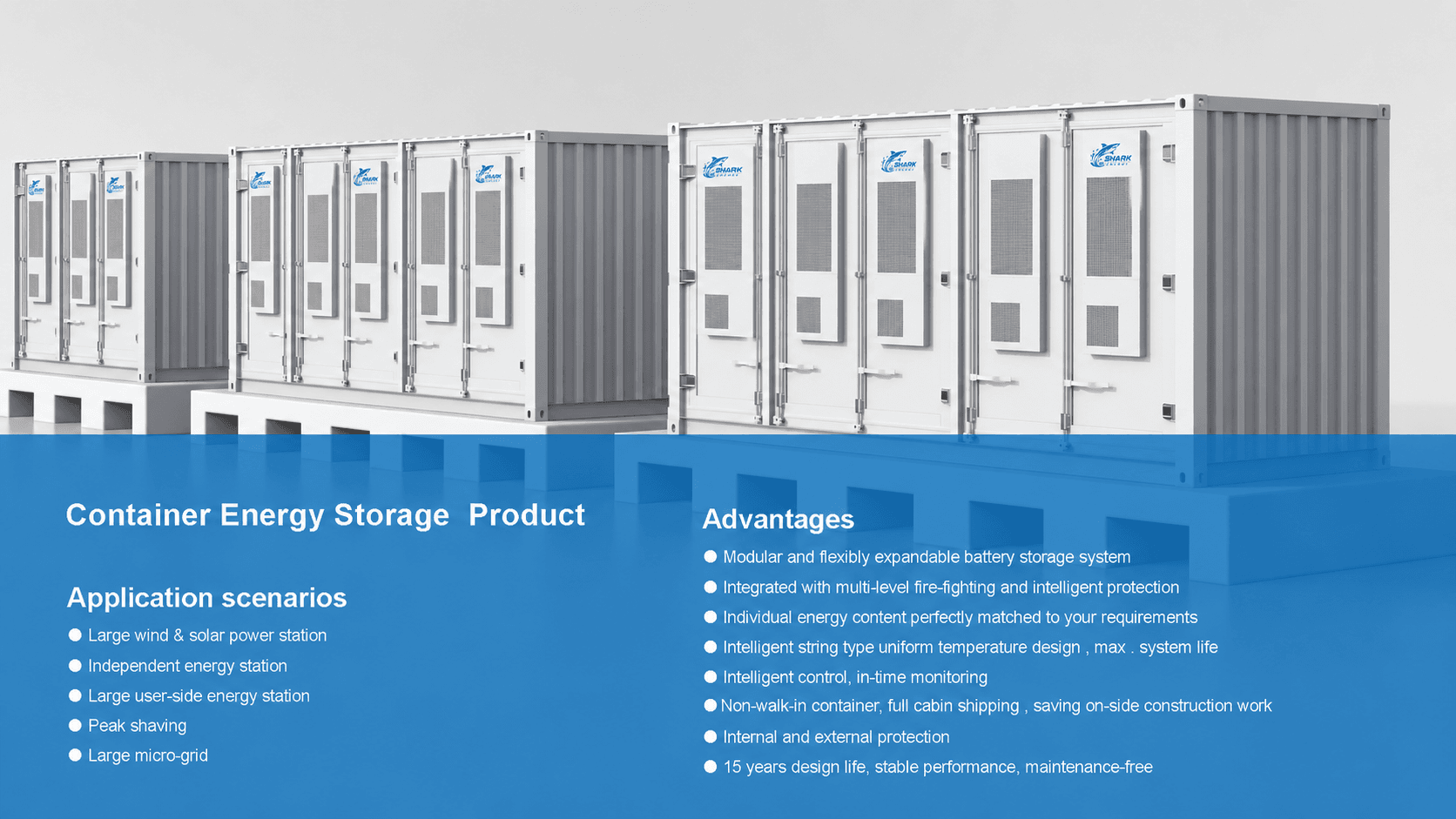 Shark Energy Containerized BESS / MWh Energy Storage System product image